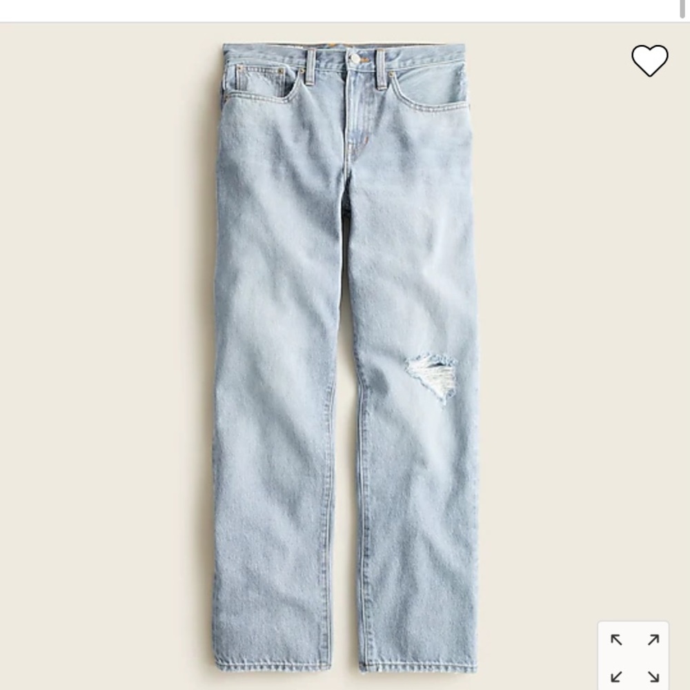 JCrew Tall Slouchy Boyfriend jeans in Basin wash